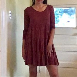 Pink blush flowy dress